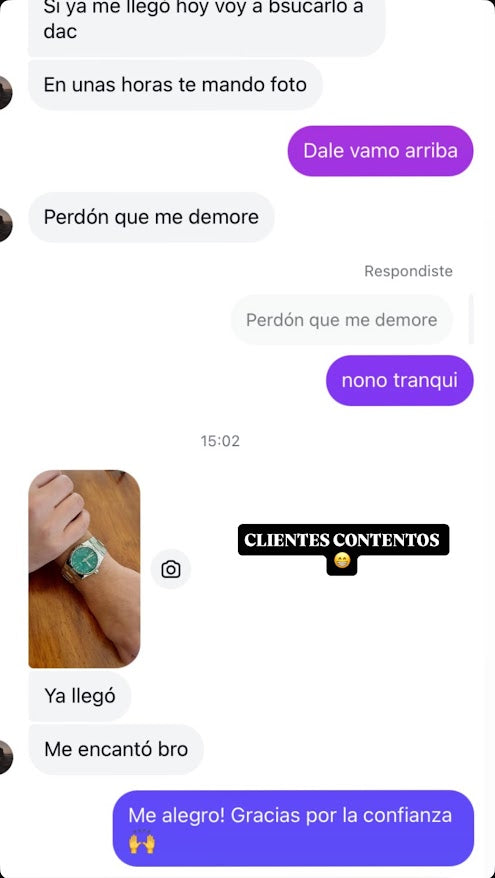 Captura de reseña de cliente 6