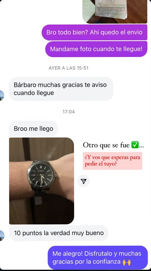 Captura de reseña de cliente 5