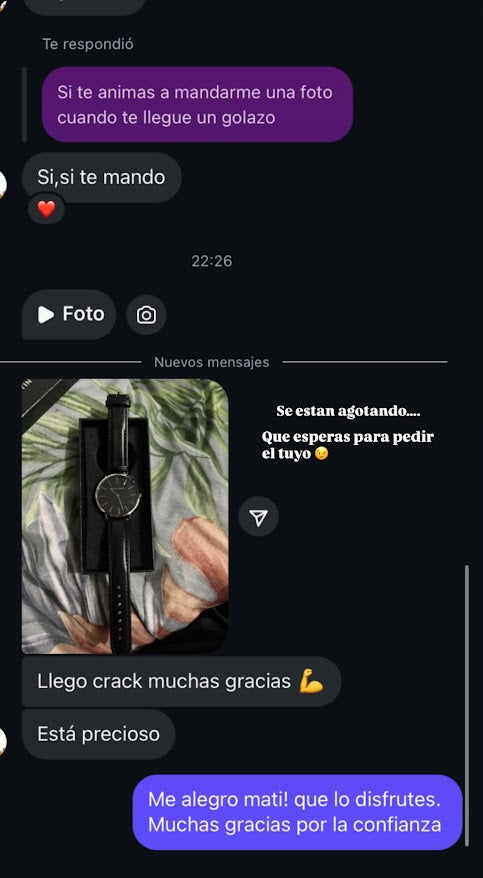 Captura de reseña de cliente 4